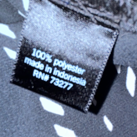 Apt. 9 black white satin sleeveless top with button back L 30% off w ♥️ - Picture 4 of 4